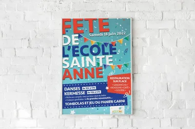 affiche fête école